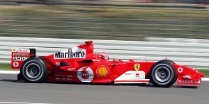 Foto zur News: Formel 1 Hockenheim: Mick Schumacher fährt den Ferrari
