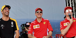 Foto zur News: Daniel Ricciardo: Vettel ist &quot;stark genug, das zu