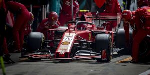 Foto zur News: Leclercs unsichere Freigabe: Warum gab es für Ferrari nur