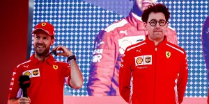 Foto zur News: Trotz Ferrari-Durststrecke: Binotto laut Vettel der richtige