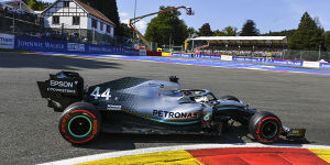 Hamilton verpasst erste Reihe nach FT3-Crash knapp