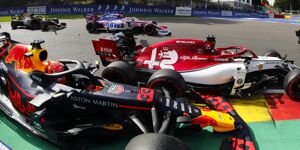 Rennunfall: Verstappen und Räikkönen nach Spa-Crash nicht