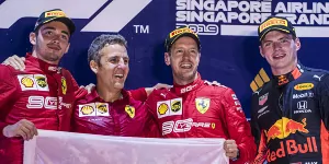 Foto zur News: Formel 1 Singapur 2019: &quot;Undercut&quot; beschert Vettel den Sieg!