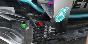 Foto zur News: Formel-1-Technik Suzuka: Mercedes rüstet bei Bargeboards