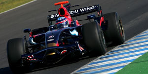 Foto zur News: Sato und der Toro-Rosso-Test 2008: &quot;Es war sehr ernst!&quot;