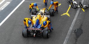 Foto zur News: McLaren entkommt Strafe: War Norris&#039; Reifen fest oder nicht?
