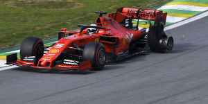 Foto zur News: &quot;So ein Bockmist aber auch!&quot;: Vettel tobt nach Leclerc-Crash