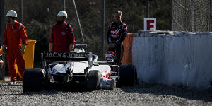 Foto zur News: Haas erklärt: Deswegen ist Kevin Magnussen verunfallt