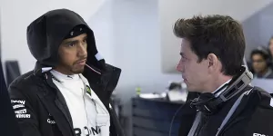Gemeinsames Interview: Hamilton/Wolff lachen über