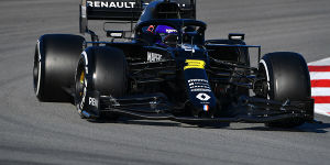 F1-Test Barcelona: Ricciardo führt beim finalen