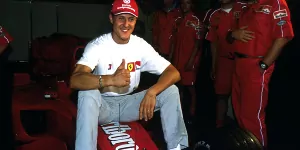 Foto zur News: Formel-1-Liveticker: Japan 2000: &quot;Schumi&quot; mit Bacardi-Cola