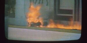 Foto zur News: Imola 1989: Was die Formel 1 aus Bergers Feuerunfall gelernt