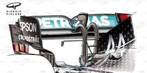 Foto zur News: Formel-1-Technik: Mercedes&#039; Heckflügel-Entwicklung