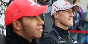 Hamilton: Werde ständig an Michael Schumachers Größe