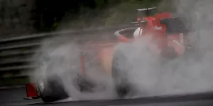 Foto zur News: F1 Ungarn 2020: Vettel &quot;Schnellster&quot; im Regen, Hamilton