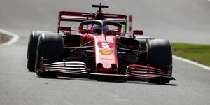 Foto zur News: F1 Silverstone 2020: Sebastian Vettel verpasst erstes Freies