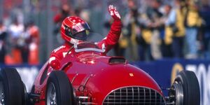 Foto zur News: Für Jubiläumsrennen: Ferrari ändert Farbdesign der Autos!