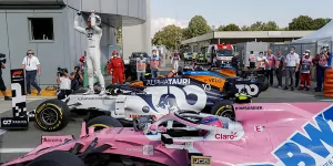 Foto zur News: Nicholas Latifi im Parc ferme: &quot;Wo ist denn bitte der