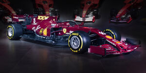 Foto zur News: 1.000. Grand Prix: So sieht die Ferrari-Speziallackierung