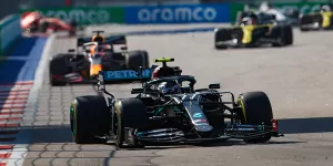 Foto zur News: Schrecksekunde für Bottas: Biene knallte gegen das Visier