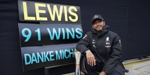 Foto zur News: Lewis Hamilton nach 91 Siegen: &quot;Der erste Sieg war der