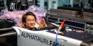 Formel-1-Debüt in Imola: Erster AlphaTauri-Test für Yuki