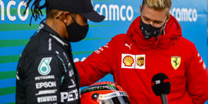 Lewis Hamilton: Hatte schon einen Helm von Michael