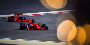 Foto zur News: Ferrari: Haben Bahrain-Wochenende mehr aufs Rennen