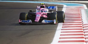 Foto zur News: Lance Stroll pokert in Abu Dhabi: Alter Mercedes-Motor als