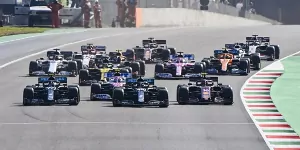Formel 1: Umgekehrte Startaufstellung vom Tisch,