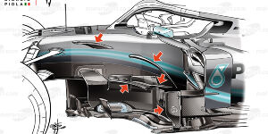 Formel-1-Technik: Wie Mercedes die jüngsten Regeländerungen