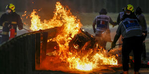 Foto zur News: Untersuchung von Grosjean-Unfall abgeschlossen: So kam es