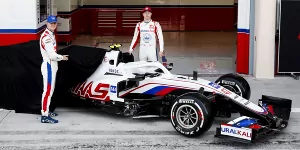 Foto zur News: Erstes Formel-1-Auto von Mick Schumacher: Haas zeigt VF-21