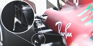 Foto zur News: Finne hoch drei am Ferrari-Diffusor: Ist das der Turnaround?