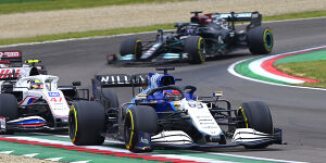 Foto zur News: Formel-1-Liveticker: Entschuldigung: Hamilton zollt Russell