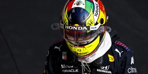 Foto zur News: &quot;Tut weh&quot;: Sergio Perez trauert Red-Bull-Doppelsieg in Imola