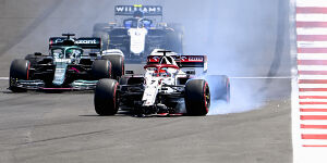 Foto zur News: Kimi Räikkönen übernimmt Verantwortung für Alfa-Crash
