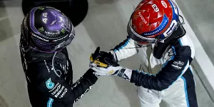 Foto zur News: Doch kein Zoff zwischen Lewis Hamilton und George Russell