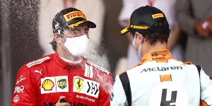 Foto zur News: Sainz dreht Spieß um: Ferrari-Pilot setzt in Baku auf