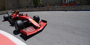 Foto zur News: Trotz P3 und P4 am Freitag: Ferrari stapelt in Baku tief