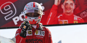 F1-Qualifying Baku 2021: Crash bringt Leclerc erneut die