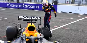 Foto zur News: F1-Rennen Baku 2021: Reifenschaden kostet Verstappen den