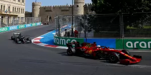 Foto zur News: Charles Leclerc: Führung in Baku durch Ast verloren