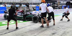 Foto zur News: Strafversetzung für Bottas nach Boxengassen-Dreher: