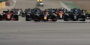 Foto zur News: F1-Sprint Silverstone 2021: Verstappen siegt, Alonso macht