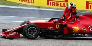 Foto zur News: Ferrari muss Motor abschreiben: Leclerc droht Grid-Strafe