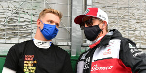 Kimi Räikkönen scherzt: Für Duell mit Mick fahre ich mal