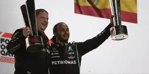 Foto zur News: F1-Rennen Katar 2021: Hamilton lässt Verstappen keine