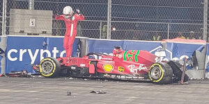 Foto zur News: F1-Training Saudi-Arabien: Vorzeitiges Ende wegen schwerem