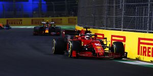 Foto zur News: Kollision mit Perez: Keine Strafe für Leclerc - Ferrari